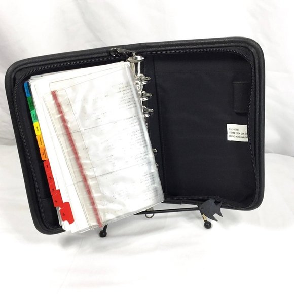 Leeds 6 Ring Compact Planner Organizer - Picture 11 of 12